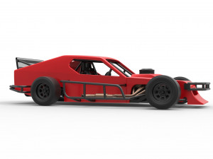 Asphalt Modified stock car Version 2 Scale 1 to 25 Model do druku 3D