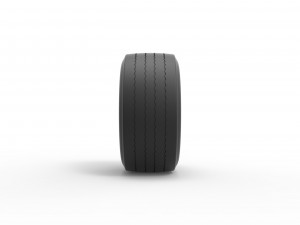 Wheel from Asphalt Modified stock car Version 3 Scale 1 to 25 Model do druku 3D