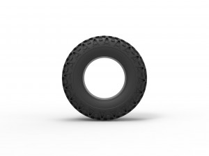 Offroad tire 125 Scale 1 to 25 Modelo de impresión 3D