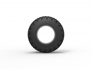Offroad tire 126 Scale 1 to 25 Modèles 3D en vedette
