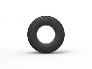 Offroad tire 127 Scale 1 to 25 Modèles 3D en vedette