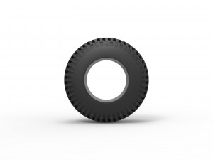 Offroad tire 129 Scale 1 to 25 3D 프린트 모델