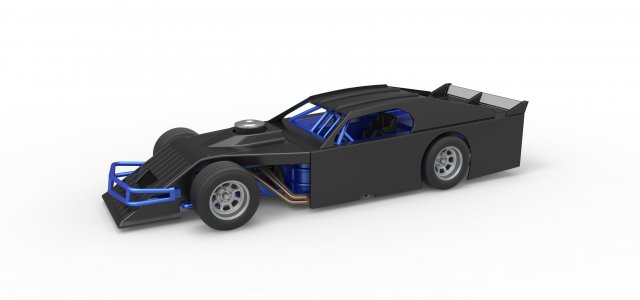 Asphalt Modified stock car Version 3 Scale 1 to 25 Modèles 3D en vedette .c4d .max .obj .3ds .fbx .stl .blend