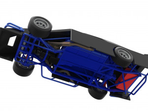 Asphalt Modified stock car Version 3 Scale 1 to 25 Modèles 3D en vedette