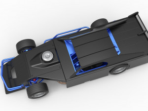 Asphalt Modified stock car Version 3 Scale 1 to 25 Modèles 3D en vedette