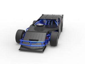 Asphalt Modified stock car Version 3 Scale 1 to 25 Modèles 3D en vedette