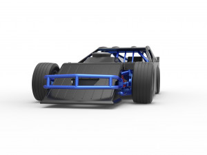 Asphalt Modified stock car Version 3 Scale 1 to 25 Modèles 3D en vedette