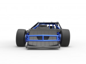 Asphalt Modified stock car Version 3 Scale 1 to 25 Modèles 3D en vedette