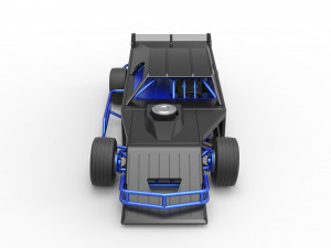 Asphalt Modified stock car Version 3 Scale 1 to 25 Modèles 3D en vedette