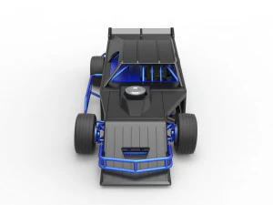 Asphalt Modified stock car Version 3 Scale 1 to 25 3D Print Model