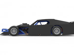 Asphalt Modified stock car Version 3 Scale 1 to 25 3D Print Model