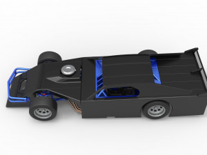 Asphalt Modified stock car Version 3 Scale 1 to 25 Modèles 3D en vedette
