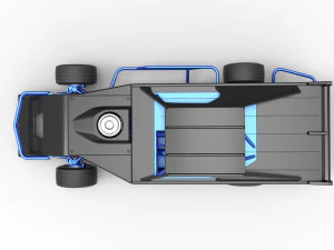 Asphalt Modified stock car Version 3 Scale 1 to 25 3D Print Model