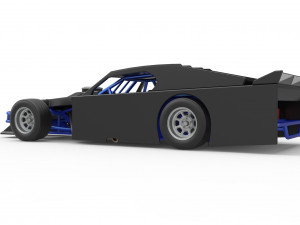 Asphalt Modified stock car Version 3 Scale 1 to 25 Modèles 3D en vedette