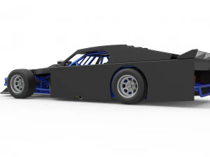 Asphalt Modified stock car Version 3 Scale 1 to 25 3D Print Model