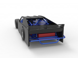 Asphalt Modified stock car Version 3 Scale 1 to 25 Modèles 3D en vedette