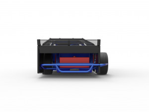 Asphalt Modified stock car Version 3 Scale 1 to 25 Modèles 3D en vedette