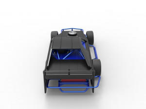 Asphalt Modified stock car Version 3 Scale 1 to 25 Modèles 3D en vedette