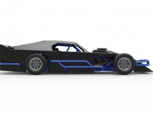 Asphalt Modified stock car Version 3 Scale 1 to 25 3D Print Model