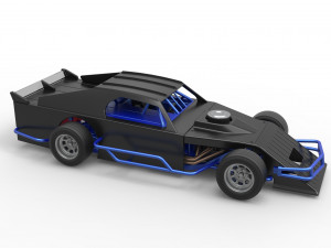 Asphalt Modified stock car Version 3 Scale 1 to 25 Modèles 3D en vedette