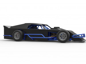 Asphalt Modified stock car Version 3 Scale 1 to 25 Modèles 3D en vedette