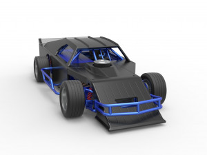 Asphalt Modified stock car Version 3 Scale 1 to 25 Modèles 3D en vedette