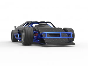 Asphalt Modified stock car Version 3 Scale 1 to 25 3D Print Model
