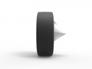 Car wheel 8 Scale 1 to 25 3D Print Model