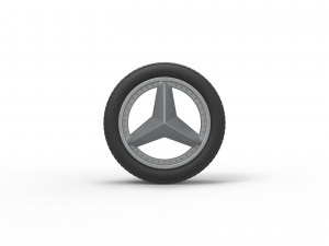 Car wheel 8 Scale 1 to 25 3D Print Model