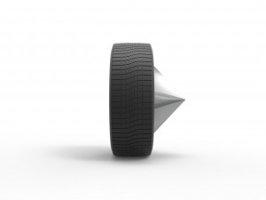 Car wheel 9 Scale 1 to 25 Model do druku 3D