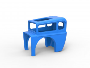 Shell of vintage front engine dragster Scale 1 to 25 Modelo de impresión 3D
