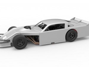 Asphalt Modified stock car Version 4 Scale 1 to 25 3D Print Model