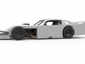 Asphalt Modified stock car Version 4 Scale 1 to 25 3D Print Model