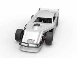 Asphalt Modified stock car Version 4 Scale 1 to 25 3D Print Model