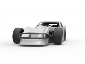 Asphalt Modified stock car Version 4 Scale 1 to 25 3D Print Model
