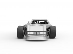 Asphalt Modified stock car Version 4 Scale 1 to 25 3D Print Model