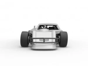 Asphalt Modified stock car Version 4 Scale 1 to 25 3D Print Model