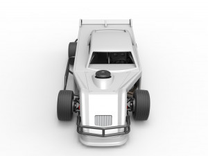 Asphalt Modified stock car Version 4 Scale 1 to 25 3D Print Model