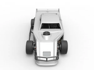 Asphalt Modified stock car Version 4 Scale 1 to 25 3D Print Model