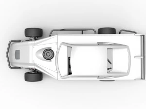 Asphalt Modified stock car Version 4 Scale 1 to 25 3D Print Model