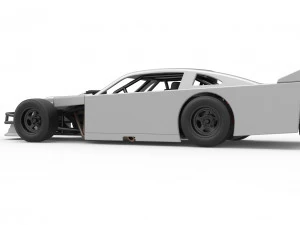 Asphalt Modified stock car Version 4 Scale 1 to 25 3D Print Model