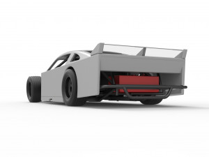 Asphalt Modified stock car Version 4 Scale 1 to 25 3D Print Model