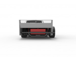 Asphalt Modified stock car Version 4 Scale 1 to 25 3D Print Model