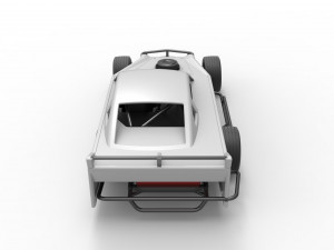 Asphalt Modified stock car Version 4 Scale 1 to 25 3D Print Model