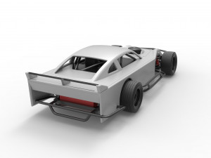 Asphalt Modified stock car Version 4 Scale 1 to 25 3D Print Model