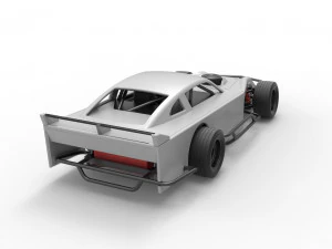 Asphalt Modified stock car Version 4 Scale 1 to 25 3D Print Model
