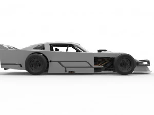 Asphalt Modified stock car Version 4 Scale 1 to 25 3D Print Model