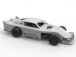 Asphalt Modified stock car Version 4 Scale 1 to 25 3D Print Model