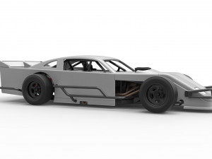 Asphalt Modified stock car Version 4 Scale 1 to 25 3D Print Model