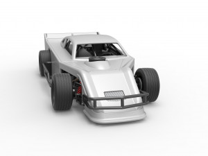 Asphalt Modified stock car Version 4 Scale 1 to 25 3D Print Model